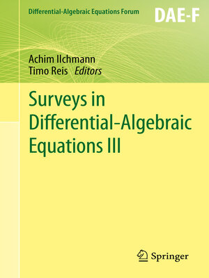 cover image of Surveys in Differential-Algebraic Equations III
